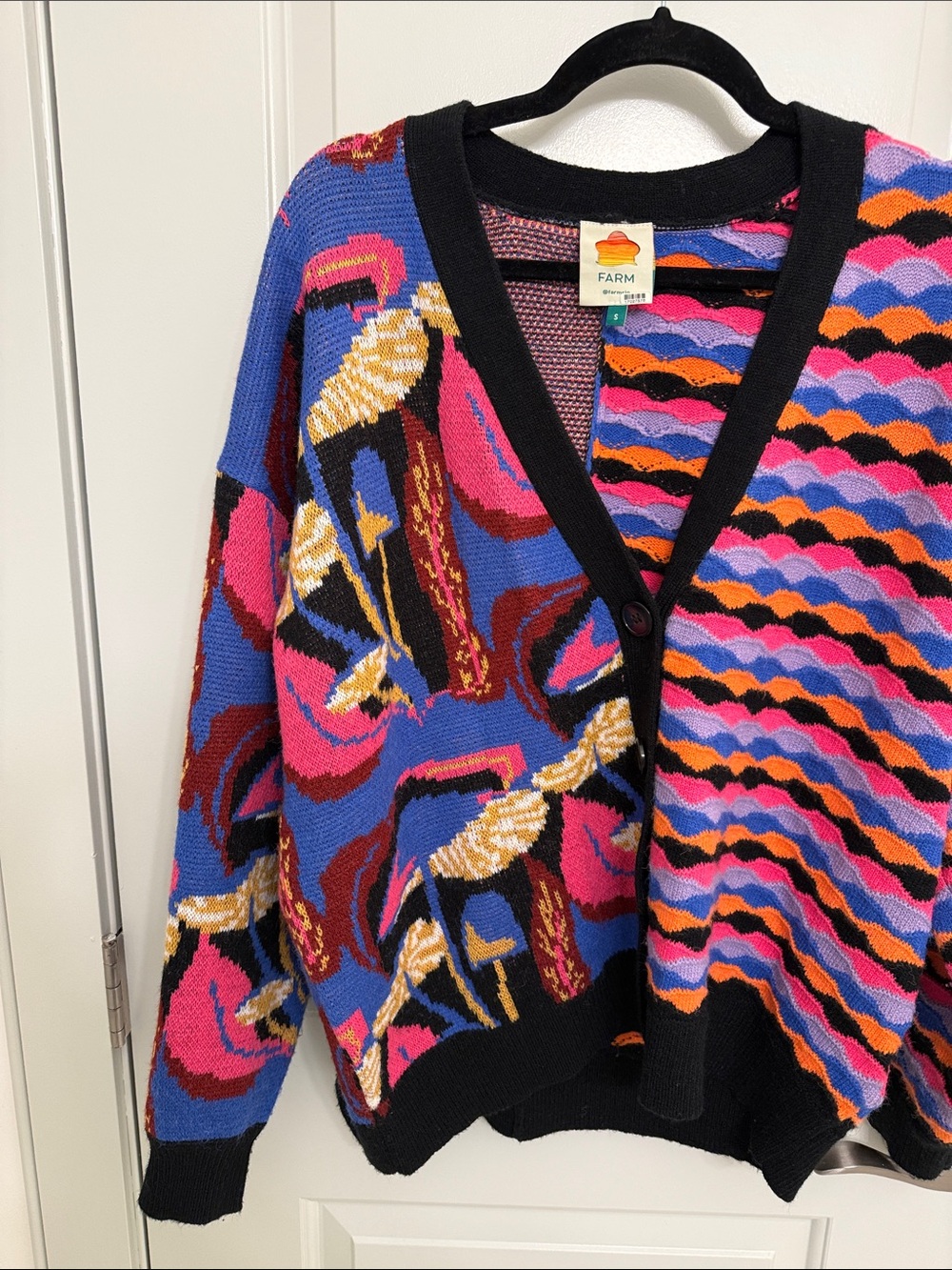 FARM Rio Mixed Mushrooms - Multicolor Cardigan - Picture 4 of 7
